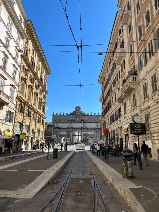 Ferienwohnung Piazza Del Popolo Luxury Apartament Rom Exterior foto